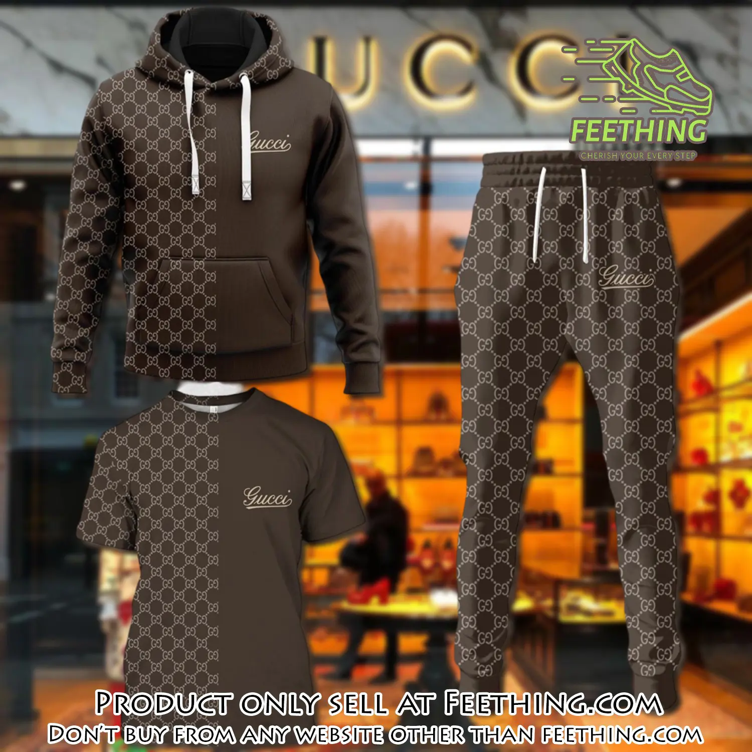 Gucci luxury brand combo tshirt hoodie long pants set trending 24 outfit sport lcs1032 ft4330504
